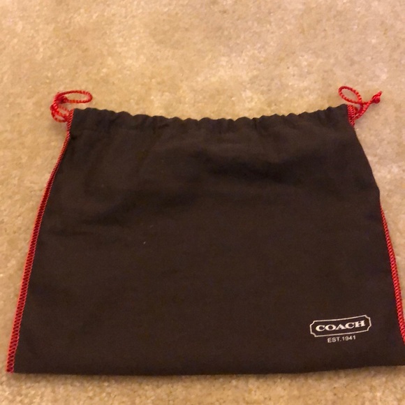 Coach Shoulder Bag Chevron Size OS Color Purple Orange - Picture 7 of 10